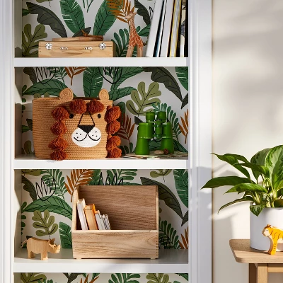 Botanical Peel & Stick Kids' Wallpaper Green - Pillowfort™ 1 Botanical Peel & Stick Kids' Wallpaper Green - Pillowfort™