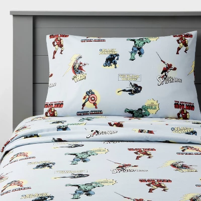 Marvel Characters Kids' Sheet Set - The Marvel Collection By Pillowfort™ 4 Marvel Characters Kids' Sheet Set - The Marvel Collection By Pillowfort™ - Image 4