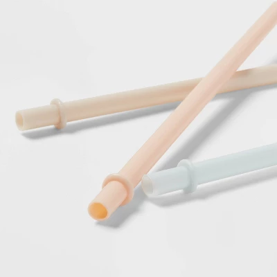 Kids' 6pc Plastic Tumbler Straws - Pillowfort™: Reusable Drinkware Accessories For Kids 3 Kids' 6pc Plastic Tumbler Straws - Pillowfort™: Reusable Drinkware Accessories For Kids - Image 3