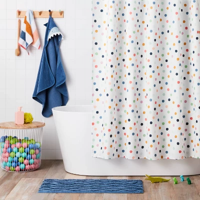 Dot Kids' Shower Curtain - Pillowfort™ 1 Dot Kids' Shower Curtain - Pillowfort™
