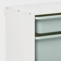 Multi-Bin Kids' Storage Smoke Green - Pillowfort™: Toy Storage Rack, 3 Shelves, 30% Recycled Plastic -Baby House GUEST 7eb4636f 242f 4975 9c2e b1ec870fca63