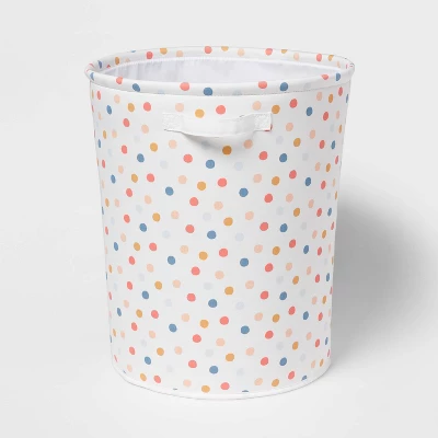 Polka Dot Kids' Fabric Bin - Pillowfort™ 5 Polka Dot Kids' Fabric Bin - Pillowfort™ - Image 5