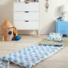 Blue Checkered Kids' Sleeping Bag - Pillowfort™