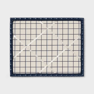 Navy Framed Fabric Kids' Photo Memo Board - Pillowfort™ 4 Navy Framed Fabric Kids' Photo Memo Board - Pillowfort™ - Image 4