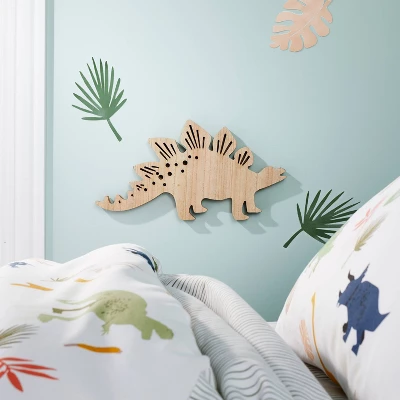 Dinosaur Wood Lit Kids' Wall Decor - Pillowfort™ 1 Dinosaur Wood Lit Kids' Wall Decor - Pillowfort™