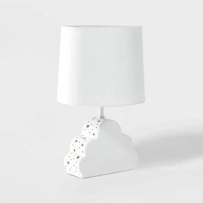 Cloud Dual Light Figural Kids' Lamp (Light Bulbs Not Included) White - Pillowfort™: Ceramic Table Lamp, 3-Way Switch 3 Cloud Dual Light Figural Kids' Lamp (Light Bulbs Not Included) White - Pillowfort™: Ceramic Table Lamp, 3-Way Switch - Image 3