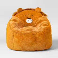 Kids' Lion Bean Bag Brown - Pillowfort™: Upholstered Chair For Kids 3-9, Indoor Animal Pattern, Polystyrene Beads 6 Kids' Lion Bean Bag Brown - Pillowfort™: Upholstered Chair For Kids 3-9, Indoor Animal Pattern, Polystyrene Beads -Baby House GUEST 8e5de253 9222 4bf2 8f1d 4562dd9e99f6