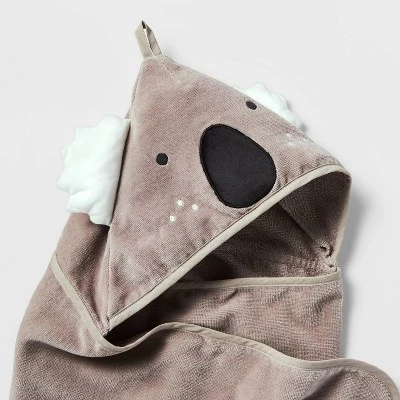 25"x50" Koala Kids' Hooded Towel - Pillowfort™ 2 25"x50" Koala Kids' Hooded Towel - Pillowfort™ - Image 2