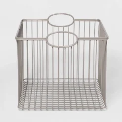 Wire Stackable Kids' Storage Basket Gray - Pillowfort™ 11 Wire Stackable Kids' Storage Basket Gray - Pillowfort™ -Baby House GUEST 91087446 1ff9 4ec6 914c 45ee8beec810