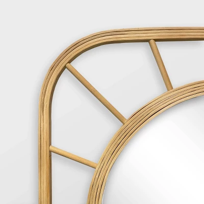 Bamboo Square Kids' Mirror - Pillowfort™ 2 Bamboo Square Kids' Mirror - Pillowfort™ - Image 2