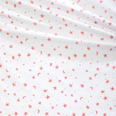 Stars Cotton Kids' Sheet Set Yellow/White - Pillowfort™ 3 Stars Cotton Kids' Sheet Set Yellow/White - Pillowfort™ - Image 3