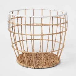 Kids' Woven Basket Natural With White Rim - Pillowfort™ 7 Kids' Woven Basket Natural With White Rim - Pillowfort™ -Baby House GUEST 92a32589 ee3e 4487 935d 5e382fad68f7