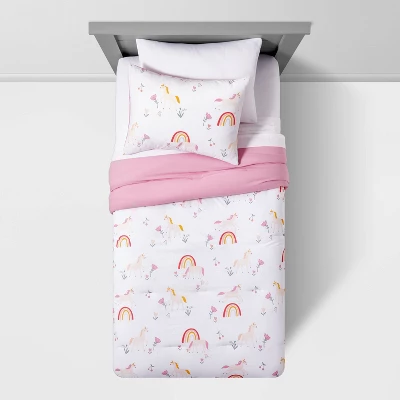 Unicorn Cotton Kids' Comforter Set - Pillowfort™ 2 Unicorn Cotton Kids' Comforter Set - Pillowfort™ - Image 2