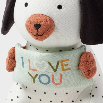 Mini Kids' Plush Milestone Puppy - Pillowfort™: Novelty Throw Pillow, Recycled Polyester, OEKO-TEX Certified 2 Mini Kids' Plush Milestone Puppy - Pillowfort™: Novelty Throw Pillow, Recycled Polyester, OEKO-TEX Certified - Image 2