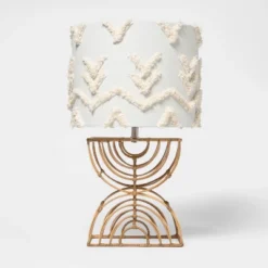 Boho Rattan Kids' Table Lamp - Pillowfort™