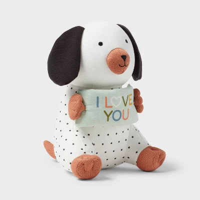 Mini Kids' Plush Milestone Puppy - Pillowfort™: Novelty Throw Pillow, Recycled Polyester, OEKO-TEX Certified 3 Mini Kids' Plush Milestone Puppy - Pillowfort™: Novelty Throw Pillow, Recycled Polyester, OEKO-TEX Certified - Image 3