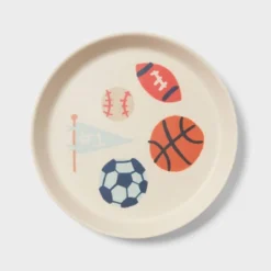 Kids' Sports Bamboo Melamine Plate - Pillowfort™ 5 Kids' Sports Bamboo Melamine Plate - Pillowfort™ -Baby House GUEST 989ae135 a14e 4ad3 88c4 4b766bda8c8b