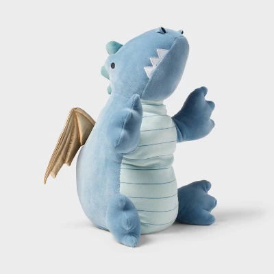 Dragon Weighted Plush Kids' Throw Pillow Blue - Pillowfort™ 3 Dragon Weighted Plush Kids' Throw Pillow Blue - Pillowfort™ - Image 3