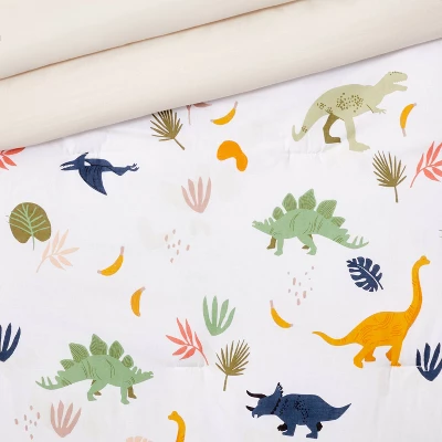 Dinosaur Cotton Kids' Comforter Set - Pillowfort™ 3 Dinosaur Cotton Kids' Comforter Set - Pillowfort™ - Image 3