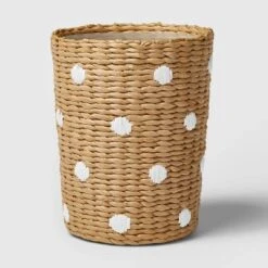 Woven Paper Dot Kids' Wastebasket - Pillowfort™ 5 Woven Paper Dot Kids' Wastebasket - Pillowfort™ -Baby House GUEST 9c5e6e75 514a 4c67 bcd5 a75b843bfd41