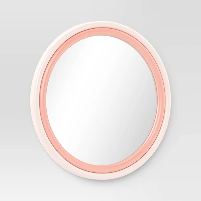 Two Tone Layered Circle Kids' Mirror Pink - Pillowfort™ 2 Two Tone Layered Circle Kids' Mirror Pink - Pillowfort™ - Image 2