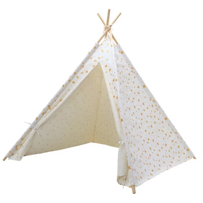 Gold Foil Star Kids' Tent - Pillowfort™ 6 Gold Foil Star Kids' Tent - Pillowfort™ - Image 6