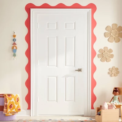 Scallop Door Wall Decal Fresh Melon - Pillowfort™ 1 Scallop Door Wall Decal Fresh Melon - Pillowfort™