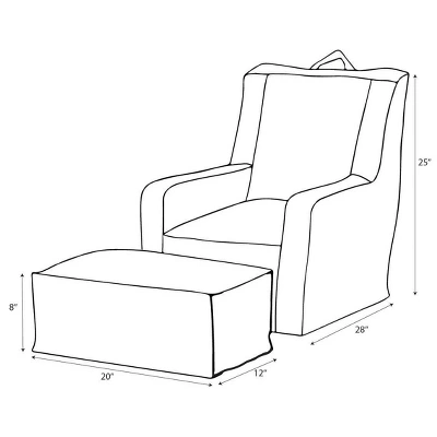 Sensory Friendly Kids’ Chair With Ottoman - Pillowfort™ 9 Sensory Friendly Kids’ Chair With Ottoman - Pillowfort™ - Image 9