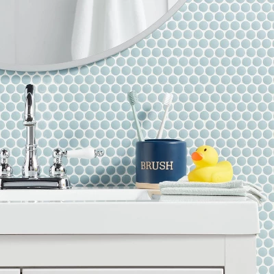 Blue Kids' Toothbrush Holder - Pillowfort™ 1 Blue Kids' Toothbrush Holder - Pillowfort™