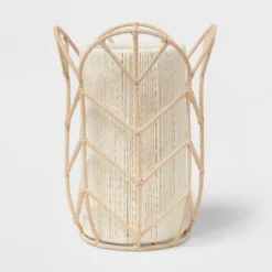 Rattan Tulip Cylinder Bedside Kids' Lamp - Pillowfort™ 7 Rattan Tulip Cylinder Bedside Kids' Lamp - Pillowfort™ -Baby House GUEST a6a32faa 8bb7 4ba8 ae24 f9245a588589