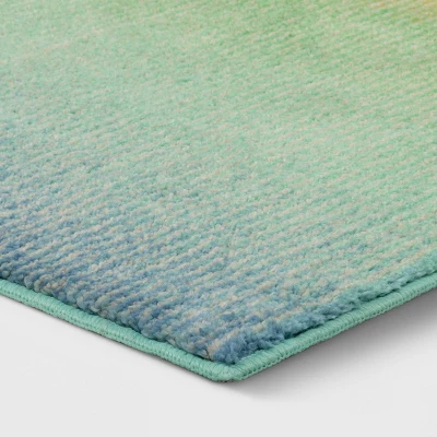 5'x7' Ombre Neon Rainbow Tufted Kids' Rug - Pillowfort™ 2 5'x7' Ombre Neon Rainbow Tufted Kids' Rug - Pillowfort™ - Image 2