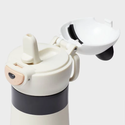 Kids' 10 Fl Oz Panda Animal Water Bottle Black - Pillowfort™ 2 Kids' 10 Fl Oz Panda Animal Water Bottle Black - Pillowfort™ - Image 2