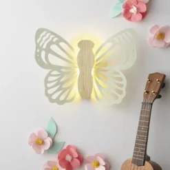 Butterfly Wood Lit Kids' Wall Decor Cream - Pillowfort™ 9 Butterfly Wood Lit Kids' Wall Decor Cream - Pillowfort™ -Baby House GUEST b3cbb6e1 bc0c 4879 995b 9742aeb143db