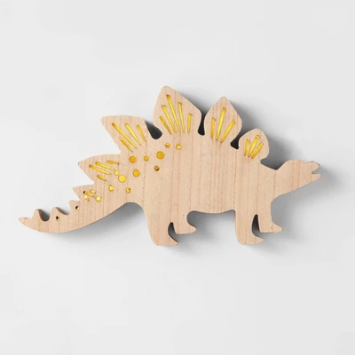 Dinosaur Wood Lit Kids' Wall Decor - Pillowfort™ 4 Dinosaur Wood Lit Kids' Wall Decor - Pillowfort™ - Image 4