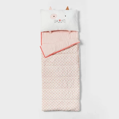 Cat Kids' Sleeping Bag - Pillowfort™ 5 Cat Kids' Sleeping Bag - Pillowfort™ - Image 5
