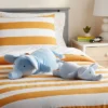 Elephant And Baby Weighted Plush Kids' Throw Pillow Blue - Pillowfort™
