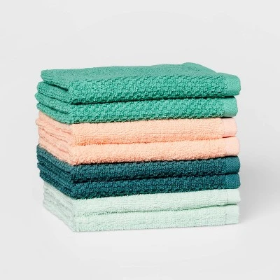 8pc 12"x12" Kids' Washcloth Set - Pillowfort™ 6 8pc 12"x12" Kids' Washcloth Set - Pillowfort™ - Image 6
