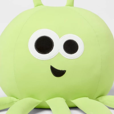 Alien Soothing Weighted Plush Kids' Throw Pillow Green - Pillowfort™ 3 Alien Soothing Weighted Plush Kids' Throw Pillow Green - Pillowfort™ - Image 3