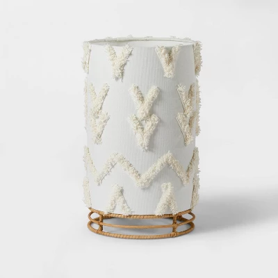 Boho Rattan Cylinder Kids' Nightlight - Pillowfort™ 6 Boho Rattan Cylinder Kids' Nightlight - Pillowfort™ - Image 6