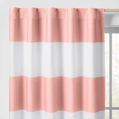 Blackout Rugby Striped Kids' Panel - Pillowfort™ 1 Blackout Rugby Striped Kids' Panel - Pillowfort™