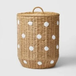 Woven Paper Dot Floor Kids' Hamper Natural - Pillowfort™ 7 Woven Paper Dot Floor Kids' Hamper Natural - Pillowfort™ -Baby House GUEST c6ec03e7 8eae 40b7 8879 2db3065d9261