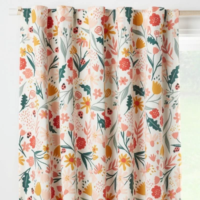 In The Garden Full Printed Blackout Kids' Curtain Panel - Pillowfort™ 5 In The Garden Full Printed Blackout Kids' Curtain Panel - Pillowfort™ - Image 5