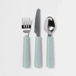 Kids' 3pc Stainless Steel Flatware Set Green - Pillowfort™: Toddler Utensils, Dishwasher-Safe 5 Kids' 3pc Stainless Steel Flatware Set Green - Pillowfort™: Toddler Utensils, Dishwasher-Safe -Baby House GUEST c78e44cb 4e9d 499f 80a0 287fa385577c