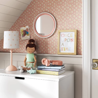 Two Tone Layered Circle Kids' Mirror Pink - Pillowfort™ 1 Two Tone Layered Circle Kids' Mirror Pink - Pillowfort™