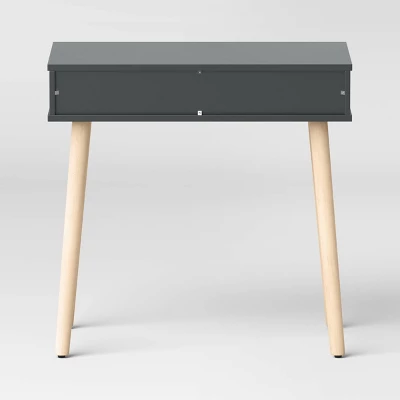 Modern Kids' Desk Dark Gray - Pillowfort™ 3 Modern Kids' Desk Dark Gray - Pillowfort™ - Image 3