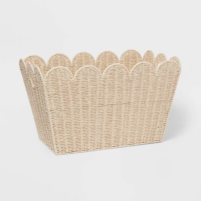 Woven Scallop Kids' Storage - Pillowfort™ 4 Woven Scallop Kids' Storage - Pillowfort™ - Image 4