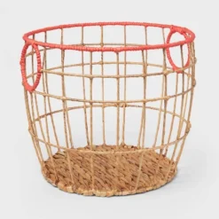 Natural With Fresh Melon Rim Kids' Woven Basket Red - Pillowfort™ 6 Natural With Fresh Melon Rim Kids' Woven Basket Red - Pillowfort™ -Baby House GUEST cf1d420b 4f34 4b13 ba0e 40a06c683c4e