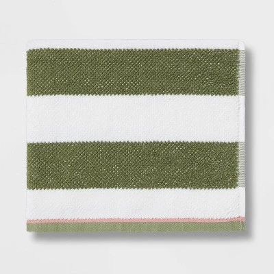 Striped Kids’ Towel Green With SILVADUR™ Antimicrobial Technology Green - Pillowfort™ 5 Striped Kids’ Towel Green With SILVADUR™ Antimicrobial Technology Green - Pillowfort™ - Image 5