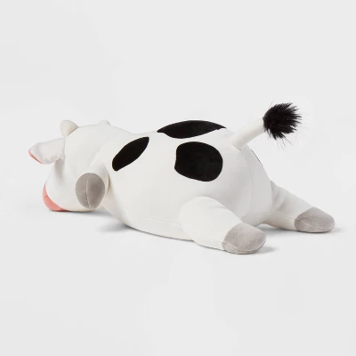 Cow Weighted Plush Kids' Throw Pillow Black/White - Pillowfort™ 2 Cow Weighted Plush Kids' Throw Pillow Black/White - Pillowfort™ - Image 2