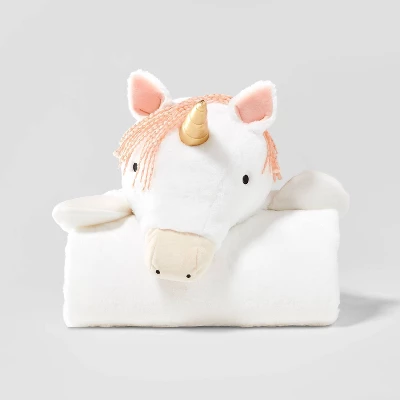 Unicorn Kids' Hooded Blanket - Pillowfort™ 1 Unicorn Kids' Hooded Blanket - Pillowfort™